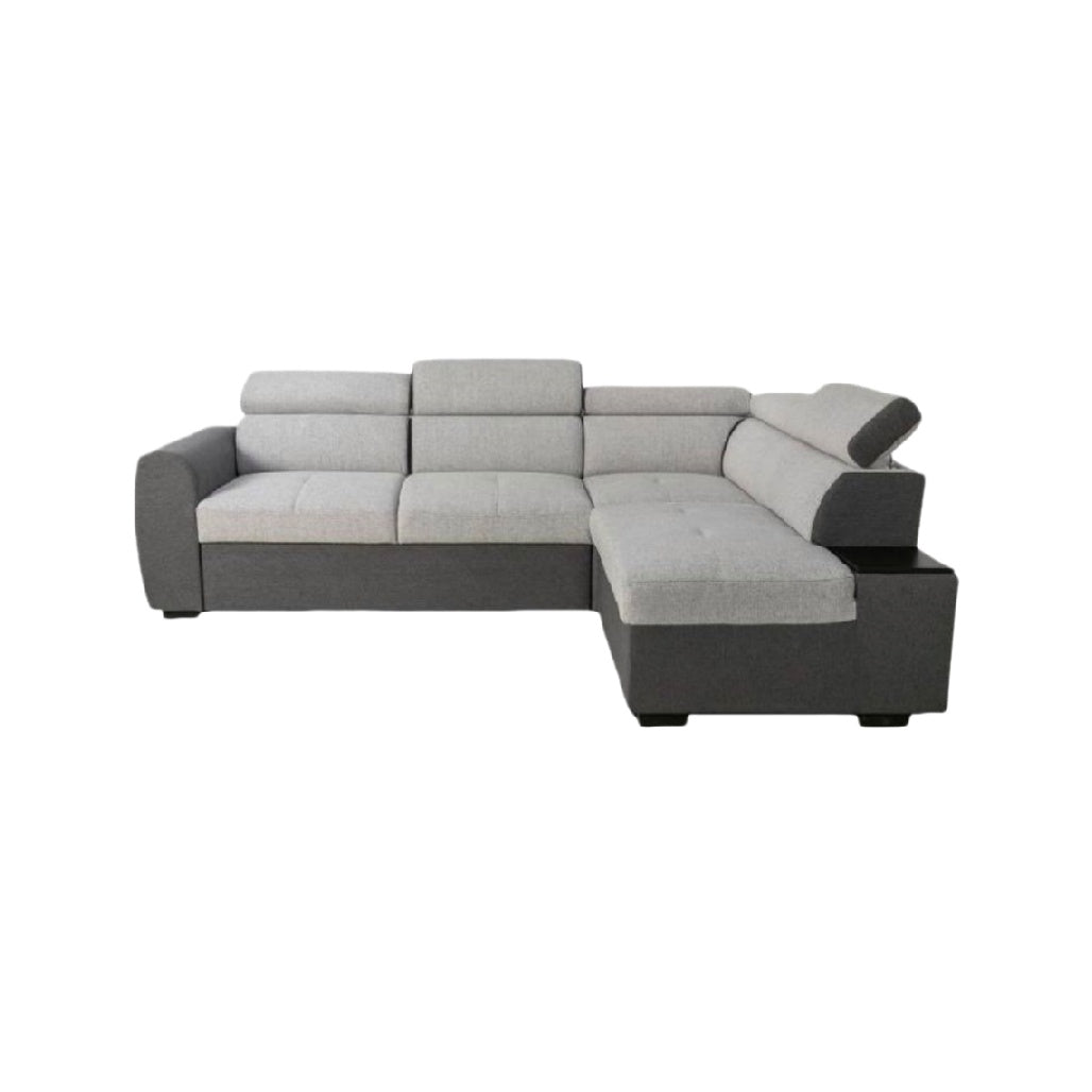 Canapé d'angle en tissu pour salon - 240 x 150 x 85