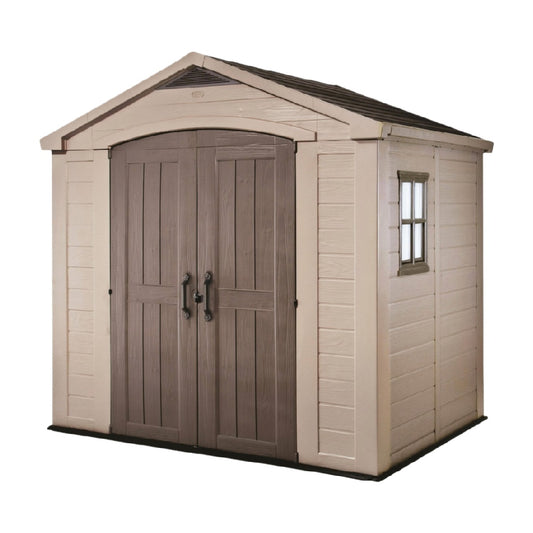 Abri de jardin en résine pour extérieur - pour stockage d'outils et équipement - 202 x 165 x 195