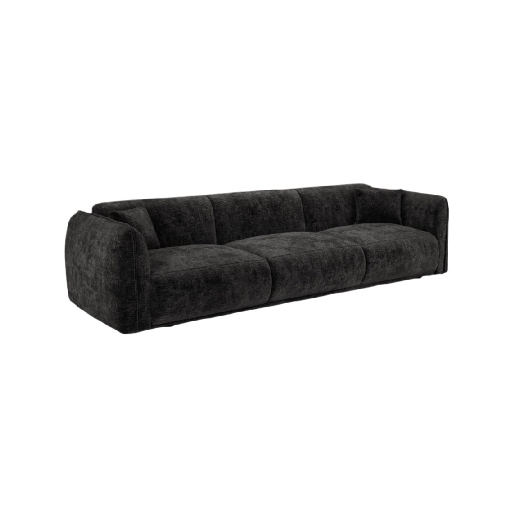 Canapé modulable pour salon en tissu polyester - 200 x 85 x 75
